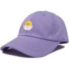 imageDALIX Cute Easter Chick Hat Infants Embroidered Baby Baseball CapLavender