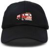 imageDALIX Firetruck Hat Kids Boys Girls Fire Truck Baseball CapBlack