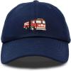 imageDALIX Firetruck Hat Kids Boys Girls Fire Truck Baseball CapNavy Blue