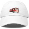 imageDALIX Firetruck Hat Kids Boys Girls Fire Truck Baseball CapWhite