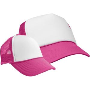 imageDALIX Mommy and Me Trucker Hats Mom and Daughter Father and Son Caps Baby CapsHotpinkwhite