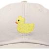 imageDALIX Cute Ducky Soft Baseball Cap Dad HatBeige