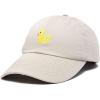 imageDALIX Cute Ducky Soft Baseball Cap Dad HatBeige