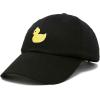 imageDALIX Cute Ducky Soft Baseball Cap Dad HatBlack
