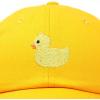 imageDALIX Cute Ducky Soft Baseball Cap Dad HatGold