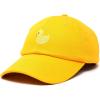 imageDALIX Cute Ducky Soft Baseball Cap Dad HatGold