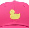 imageDALIX Cute Ducky Soft Baseball Cap Dad HatHot Pink