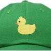 imageDALIX Cute Ducky Soft Baseball Cap Dad HatKelly Green