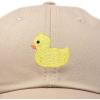 imageDALIX Cute Ducky Soft Baseball Cap Dad HatKhaki