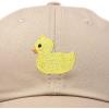 imageDALIX Cute Ducky Soft Baseball Cap Dad HatM  L  Xl  Khaki