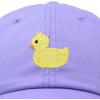 imageDALIX Cute Ducky Soft Baseball Cap Dad HatM  L  Xl  Lavender
