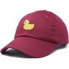 imageDALIX Cute Ducky Soft Baseball Cap Dad HatM  L  Xl  Maroon