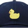 imageDALIX Cute Ducky Soft Baseball Cap Dad HatNavy Blue