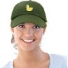 imageDALIX Cute Ducky Soft Baseball Cap Dad HatOlive