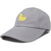 imageDALIX Cute Ducky Soft Baseball Cap Dad HatXxs  Xs  S  Gray