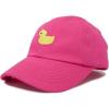 imageDALIX Cute Ducky Soft Baseball Cap Dad HatXxs  Xs  S  Hot Pink