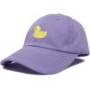 imageDALIX Cute Ducky Soft Baseball Cap Dad HatXxs  Xs  S  Lavender