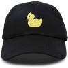 imageDALIX Cute Ducky Soft Baseball Cap Dad HatBlack