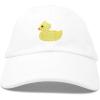 imageDALIX Cute Ducky Soft Baseball Cap Dad HatXxs  Xs  S  White