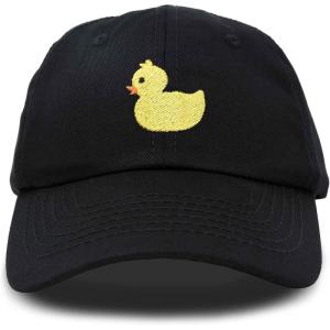 imageDALIX Cute Ducky Soft Baseball Cap Dad HatBlack