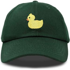 imageDALIX Cute Ducky Soft Baseball Cap Dad HatDark Green