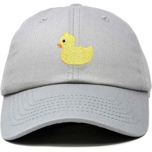 imageDALIX Cute Ducky Soft Baseball Cap Dad HatGray
