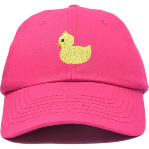 imageDALIX Cute Ducky Soft Baseball Cap Dad HatHot Pink