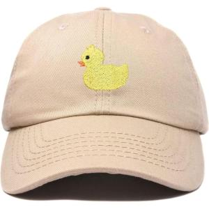 imageDALIX Cute Ducky Soft Baseball Cap Dad HatKhaki