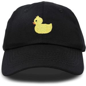 imageDALIX Cute Ducky Soft Baseball Cap Dad HatM  L  Xl  Black