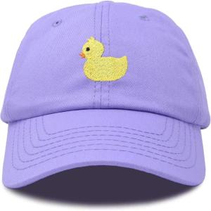 imageDALIX Cute Ducky Soft Baseball Cap Dad HatM  L  Xl  Lavender