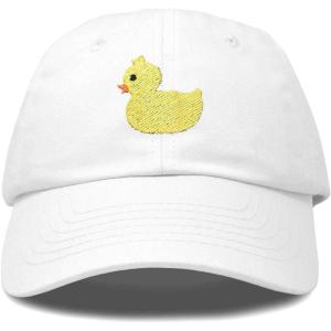 imageDALIX Cute Ducky Soft Baseball Cap Dad HatM  L  Xl  White