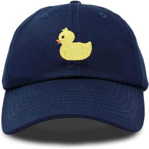 imageDALIX Cute Ducky Soft Baseball Cap Dad HatNavy Blue