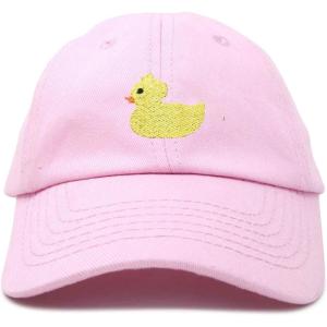 imageDALIX Cute Ducky Soft Baseball Cap Dad HatXxs  Xs  S  Light Pink