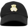 imageDALIX Cute Teddy Bear Hat Infant Baseball Cap for Kids and Toddler Girls BoysM  L  Xl  Black