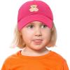 imageDALIX Cute Teddy Bear Hat Infant Baseball Cap for Kids and Toddler Girls BoysM  L  Xl  Hot Pink