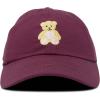 imageDALIX Cute Teddy Bear Hat Infant Baseball Cap for Kids and Toddler Girls BoysM  L  Xl  Maroon