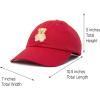 imageDALIX Cute Teddy Bear Hat Infant Baseball Cap for Kids and Toddler Girls BoysM  L  Xl  Red