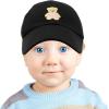 imageDALIX Cute Teddy Bear Hat Infant Baseball Cap for Kids and Toddler Girls BoysXxs  Xs  S  Black
