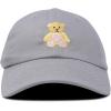 imageDALIX Cute Teddy Bear Hat Infant Baseball Cap for Kids and Toddler Girls BoysXxs  Xs  S  Gray