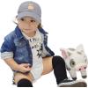 imageDALIX Cute Teddy Bear Hat Infant Baseball Cap for Kids and Toddler Girls BoysXxs  Xs  S  Gray