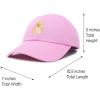 imageDALIX Cute Teddy Bear Hat Infant Baseball Cap for Kids and Toddler Girls BoysXxs  Xs  S  Light Pink
