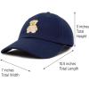 imageDALIX Cute Teddy Bear Hat Infant Baseball Cap for Kids and Toddler Girls BoysXxs  Xs  S  Navy Blue