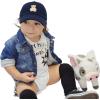 imageDALIX Cute Teddy Bear Hat Infant Baseball Cap for Kids and Toddler Girls BoysXxs  Xs  S  Navy Blue