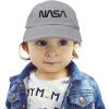 imageDALIX NASA Meatball Insignia Worm Logo Infant Hat Baseball Cap Girls BoysBlack Worm  Gray