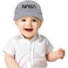 imageDALIX NASA Meatball Insignia Worm Logo Infant Hat Baseball Cap Girls BoysBlack Worm  Gray