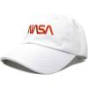 imageDALIX NASA Meatball Insignia Worm Logo Infant Hat Baseball Cap Girls BoysRed Worm  White