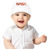 imageDALIX NASA Meatball Insignia Worm Logo Infant Hat Baseball Cap Girls BoysRed Worm  White