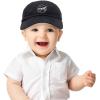 imageDALIX NASA Meatball Insignia Worm Logo Infant Hat Baseball Cap Girls BoysWhite Meatball  Black