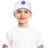 imageDALIX NASA Meatball Insignia Worm Logo Kids Hat Baseball Cap Girls BoysMeatball  White