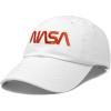 imageDALIX NASA Meatball Insignia Worm Logo Kids Hat Baseball Cap Girls BoysRed Worm  White